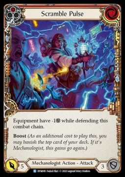 Scramble Pulse (Red) (Regular) - Dynasty (Rare) [095]