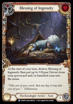 Blessing of Ingenuity (Red) (Regular) - Dynasty (Rare) [098]