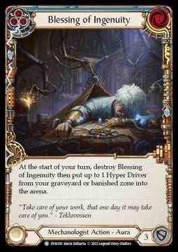 Blessing of Ingenuity (Blue) (Regular) - Dynasty (Rare) [100]
