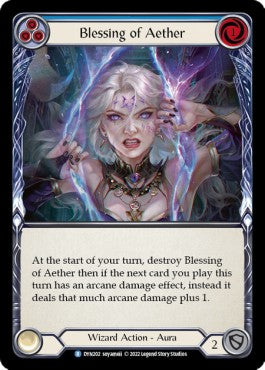 Blessing of Aether (Blue) (Regular) - Dynasty (Rare) [202]