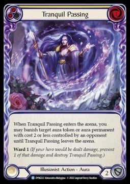 Tranquil Passing (Yellow) (Rainbow Foil) - Dynasty (Rare) [222]