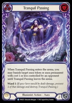 Tranquil Passing (Blue) (Regular) - Dynasty (Rare) [223]