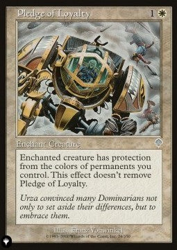 Pledge of Loyalty - The List (Uncommon) [24]