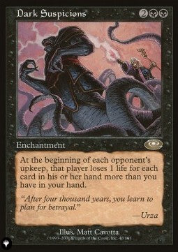 Dark Suspicions - The List (Rare) [40]