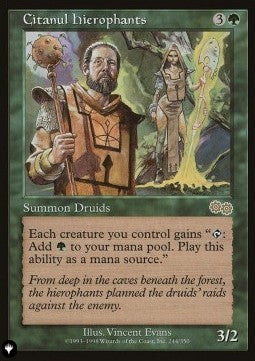 Citanul Hierophants - The List (Rare) [244]