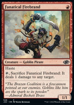 Fanatical Firebrand - Jumpstart 2022 (Common) [528]