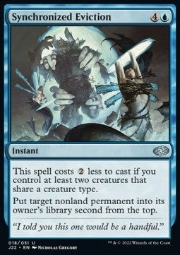 Synchronized Eviction - Jumpstart 2022 (Uncommon) [18]