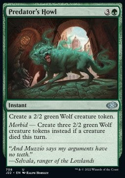 Predator's Howl - Jumpstart 2022 (Uncommon) [708]