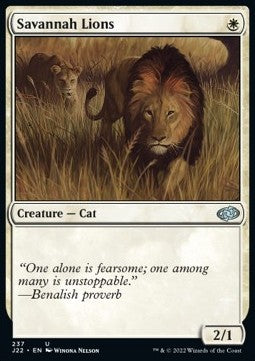 Savannah Lions - Jumpstart 2022 (Uncommon) [237]