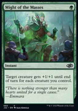 Might of the Masses - Jumpstart 2022 (Common) [690]