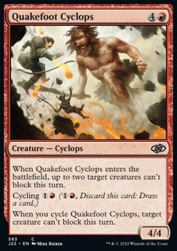 Quakefoot Cyclops - Jumpstart 2022 (Common) [583]