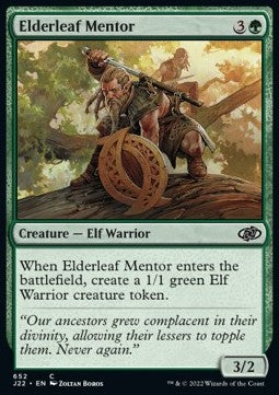 Elderleaf Mentor - Jumpstart 2022 (Common) [652]