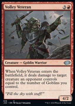 Volley Veteran - Jumpstart 2022 (Uncommon) [619]