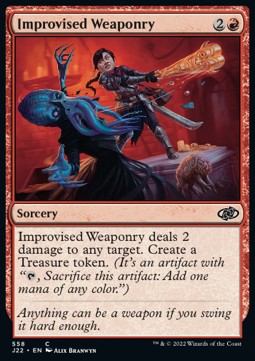 Improvised Weaponry - Jumpstart 2022 (Common) [558]