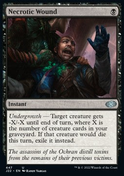 Necrotic Wound - Jumpstart 2022 (Uncommon) [447]