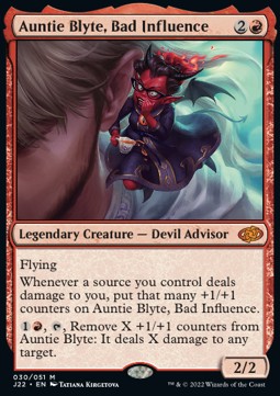 Auntie Blyte, Bad Influence - Jumpstart 2022 (Mythic) [30]