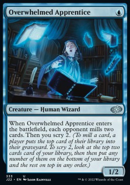 Overwhelmed Apprentice - Jumpstart 2022 (Uncommon) [J22-333]