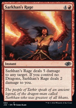 Sarkhan's Rage - Jumpstart 2022 (Common) [594]