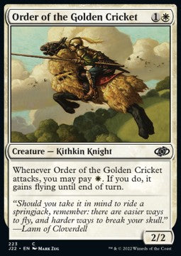 Order of the Golden Cricket - Jumpstart 2022 (Common) [J22-223]