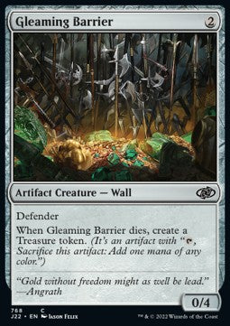 Gleaming Barrier - Jumpstart 2022 (Common) [J22-768]