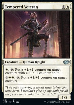 Tempered Veteran - Jumpstart 2022 (Uncommon) [254]