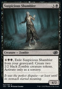 Suspicious Shambler - Jumpstart 2022 (Common) [27]