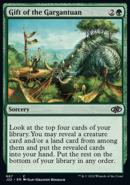 Gift of the Gargantuan - Jumpstart 2022 (Common) [667]