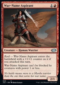 War-Name Aspirant - Jumpstart 2022 (Uncommon) [620]