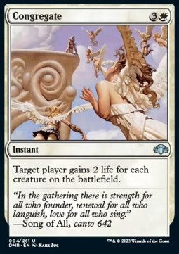 Congregate - Dominaria Remastered (Uncommon) [4]