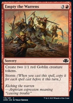 Empty the Warrens - Dominaria Remastered (Common) [118]