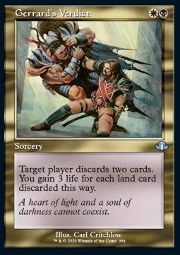 Gerrard's Verdict - Dominaria Remastered: Extras (Uncommon) [358]