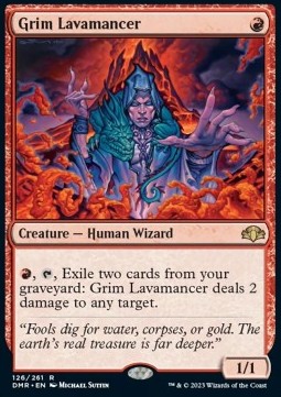 Grim Lavamancer - Dominaria Remastered (Rare) [126]