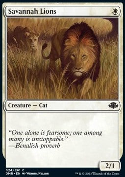 Savannah Lions - Dominaria Remastered (Common) [24]