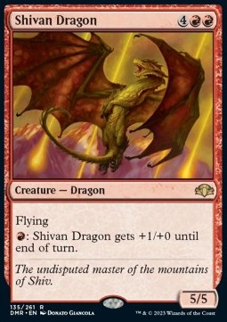Shivan Dragon - Dominaria Remastered (Rare) [135]