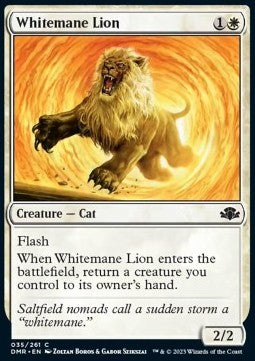 Whitemane Lion - Dominaria Remastered (Common) [35]
