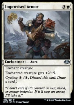 Improvised Armor - Dominaria Remastered (Uncommon) [10]