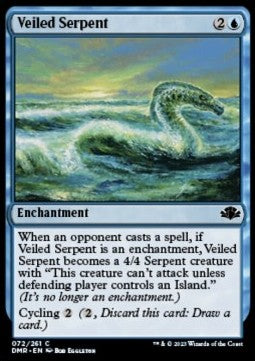 Veiled Serpent - Dominaria Remastered (Common) [72]