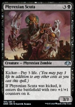 Phyrexian Scuta - Dominaria Remastered (Uncommon) [100]