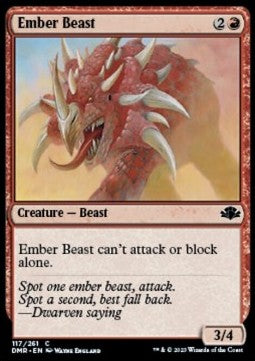 Ember Beast - Dominaria Remastered (Common) [117]