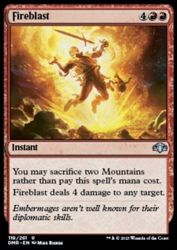 Fireblast - Dominaria Remastered (Uncommon) [DMR-119]