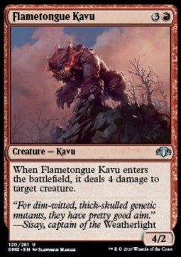 Flametongue Kavu - Dominaria Remastered (Uncommon) [DMR-120]