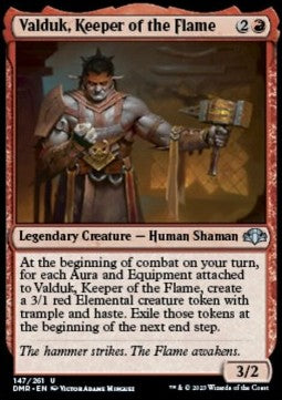 Valduk, Keeper of the Flame - Dominaria Remastered (Uncommon) [147]