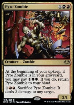 Pyre Zombie - Dominaria Remastered (Rare) [194]