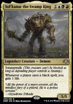 Sol'kanar the Swamp King - Dominaria Remastered (Rare) [200]
