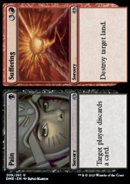 Pain // Suffering - Dominaria Remastered (Uncommon) [209]
