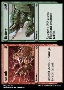 Assault // Battery - Dominaria Remastered (Uncommon) [210]