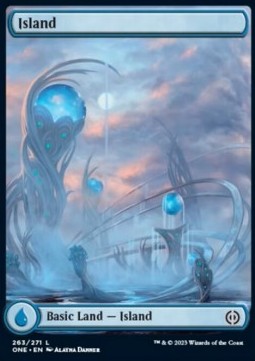 Island (V.1) - Phyrexia: All Will Be One (Land) [263]