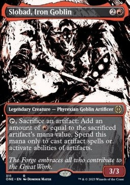 Slobad, Iron Goblin (V.1) - Phyrexia: All Will Be One: Extras (Rare) [311]