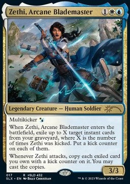 Zethi, Arcane Blademaster - Universes Within (Rare) [17]