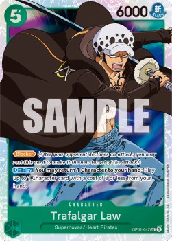Trafalgar Law (OP01-047) (V.1) - Romance Dawn (Super Rare) [047]